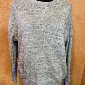 grey polo sweater